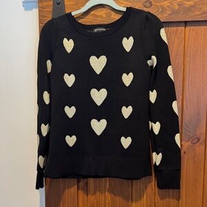 INC International Concepts Black Metallic Sweater